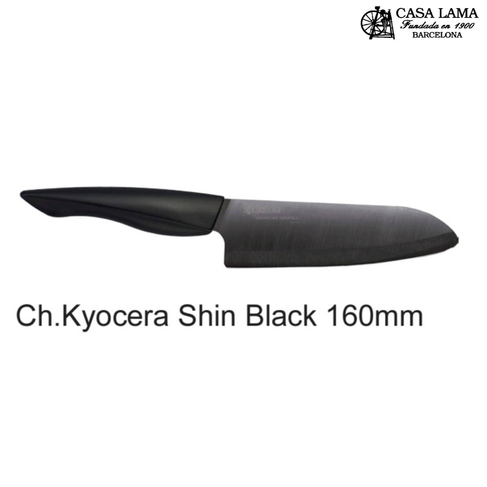 Cuchillo Kyocera Shin Black chef de cerámica 16cm 