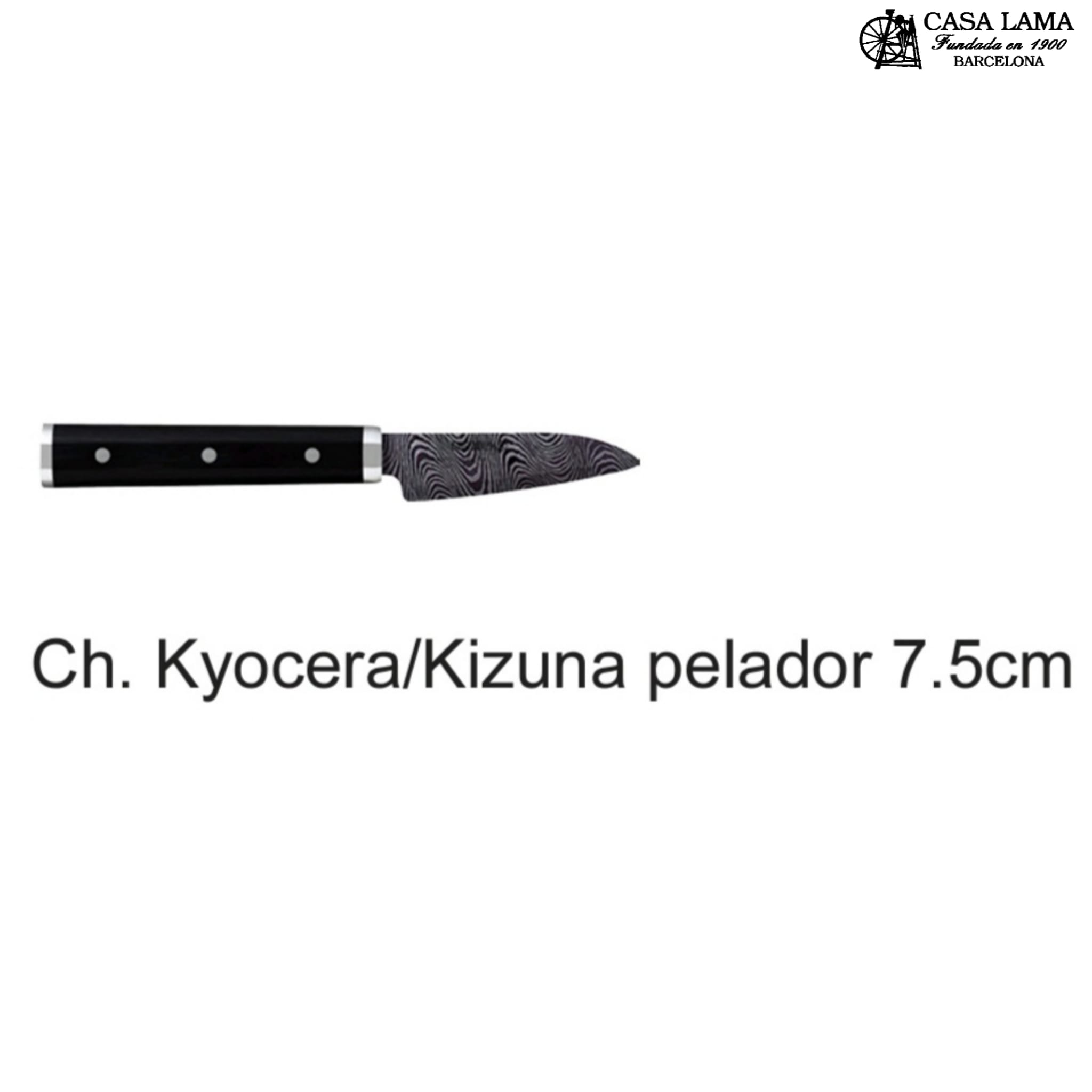 Cuchillo Kyocera Kizuna pelador 7,5cm 