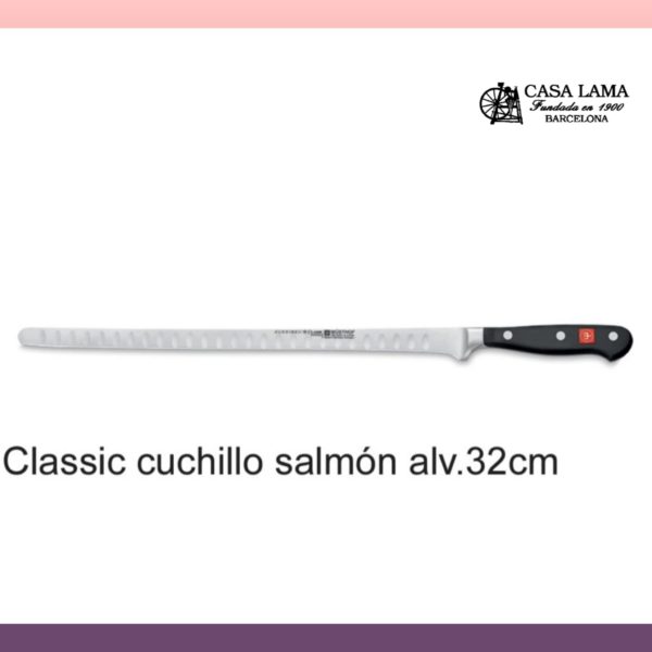 Cuchillo Wüsthof Classic Salmón alveolado 32 cm