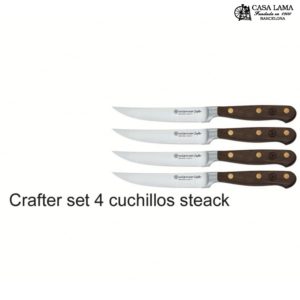 Juego de 4 cuchillos steak Wüsthof Crafter