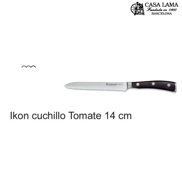Cuchillo Wüsthof Ikon Tomate 14cm