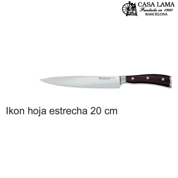 Cuchillo Wüsthof Ikon Hoja estrecha 20 cm