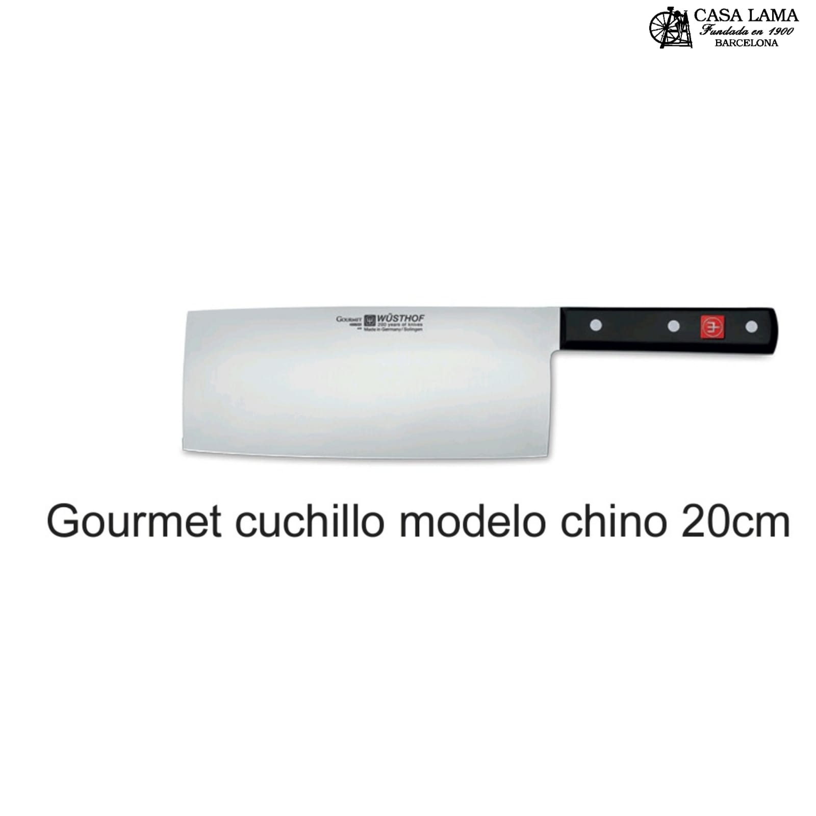 Cuchillo Wüsthof Gourmet Modelo Chino 20cm