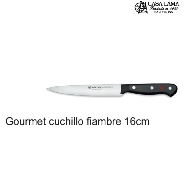 Cuchillo Wüsthof Gourmet Fiambre 16 cm