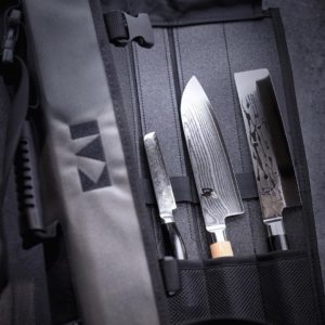 Maletín y manta-porta cuchillos